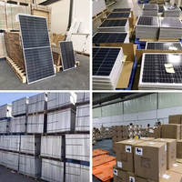 Panneau solaire monocristallin 20W-540W, panneau solaire photovoltaïque, panneau solaire domestique hors réseau, module solaire