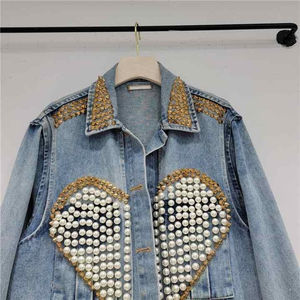Wholesale Cheaper New Quick Dry Leisure Varsity Jacket Style Jean Jacket <b>for</b> <b>Women</b> Top Design Jacket - Product Image 3