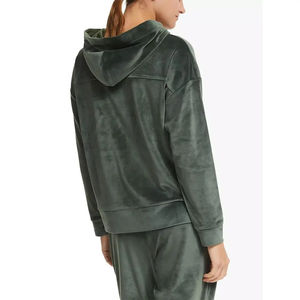 Ensemble de survêtement pour femmes en velours chaud à capuche, ensemble de jogging, ensemble de sport et de loisirs, vêtements pour femmes grande taille - Product Image 4