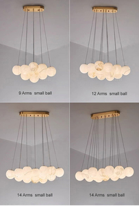 Luminaire suspendu conique en albâtre style américain pour intérieur moderne personnalisé Lustre décoratif pour cuisine îlot de <span class=keywords><strong>foyer</strong></span> et couloir - Product Image 3