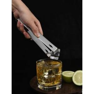 Pinzas de hielo largas y elegantes de acero inoxidable para bares, hoteles y salones, ideales para camareros profesionales, uso diario - Product Image 6