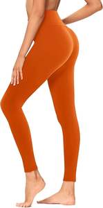 Leggings de sport taille haute sans couture pour femmes, respirants, avec contrôle du ventre, pour la gym, grande taille, pantalons de yoga, couleur unie, fitness - Product Image 2