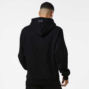 เสื้อฮู้ดผ้าฝ้ายฟลีซแบบยูนิเซ็กซ์สำหรับฤดูหนาว แขนสั้น พิมพ์โลโก้ได้ตามต้องการ ระบายอากาศได้ดี สไตล์ฮิปฮอป ชุดวอร์ม - Product Image 4