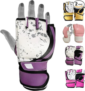 Gants de MMA professionnels en coton élastique, taille personnalisée, confortables, services OEM, durables, coupe-vent, pour hommes - Product Image 2