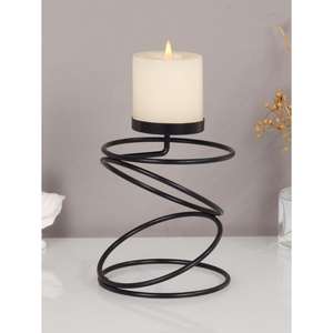 Victorian Style Great Design Metal Candle Holder Black Powder Coated Finished Dcutomizesd Shape & Size at Available Good Price - Product Image 3