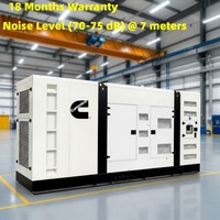 Grupo Electrógeno Diésel Cummins Super Silencioso de 150-500 kVA, Insonorizado, 50 Hz/60 Hz, CE, ATS