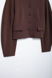 New Arrival Women's Suit <b>Jacket</b> 2024 New Fashion Round Neck Loose <b>Short</b> Long <b>Sleeve</b> Casual Solid Color Female <b>Jacket</b> - Product Image 6