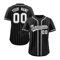 Uniforme de baseball sur mesure OEM, design personnalisé, respirant, grande taille, impression numérique par sublimation, cousu, 100% polyester, séchage rapide