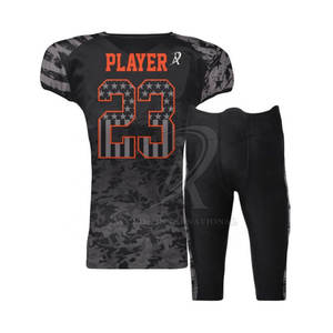 Uniforme de football américain sur mesure de qualité supérieure meilleur tissu uniforme de football américain pour hommes - Product Image 1