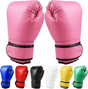 Gants de boxe en cuir personnalisés professionnels avec logo, équipement de combat pour les arts martiaux - Product Image 3