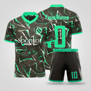 Nouveau design 2024 vêtements de football à sublimation complète avec logo personnalisé et design gratuit fabriqué au Vietnam - Product Image 2