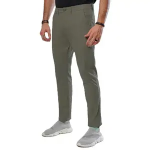 2024 pantalones de varios colores sólidos para hombre, Pantalones rectos, pantalones de negocios informales, Pantalones chinos personalizados ajustados para hombres