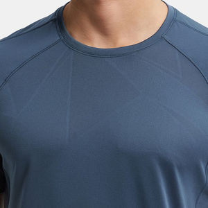 T-shirt streetwear de luxe surdimensionné pour homme, logo imprimé personnalisé, 100 % coton, col uni, impression numérique personnalisée - Product Image 6