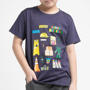 Premium Kids O Neck Mélange de coton de haute qualité Look à la mode parfait pour les fêtes d'anniversaire Tenue décontractée ou idées de cadeaux saisonniers - Product Image 4