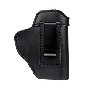 Funda para pistola de alta calidad hecha a medida de fabricante personalizada al por mayor con lazo para cinturón hecho de cuero auténtico táctico - Product Image 4