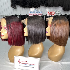 Hot Top Peluca vietnamita Hueso Cierre de encaje recto 5x5 10 pulgadas Envío de la más alta calidad en todo el mundo - Product Image 3