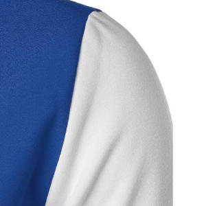 2025 veste universitaire pour hommes personnalisée haute qualité tissu Durable Patchwork manches en cuir Style décontracté grande taille veste Lettermen - Product Image 4