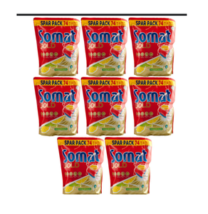 Pastillas para Lavavajillas Somat Gold, 18 Unidades, Desechables, Ecológicas, Limpieza Potente y Brillante, Eliminación Rápida de Grasa, a Granel - Product Image 4