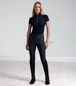 Pantalons d'équitation élégants pour femmes, coupe ajustée, légers, durables, tissu confortable, pantalons d'équitation pour l'extérieur, pour le dressage et le saut d'obstacles - Product Image 4
