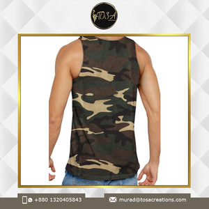 Precio de mercado conveniente 100% calidad genuina algodón poliéster Anti-encogimiento cómodo verano desgaste camiseta sin mangas Sando camiseta para hombres - Product Image 4