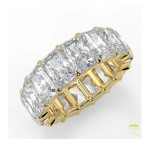 Bague de fiançailles Moissanite de haute qualité Style Vintage or blanc coupe ovale bijoux élégants pour une occasion spéciale - Product Image 1