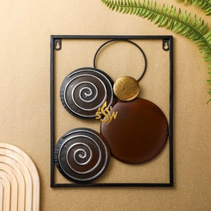 นักออกแบบมาตรฐานศิลปะเหล็กทรงสี่เหลี่ยมติดผนังคุณภาพดีกว่าขนาดกำหนดได้เองสำหรับของตกแต่งห้องวาดรูปและห้องเล่น - Product Image 1