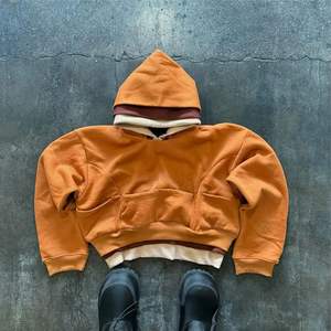 Sweat-shirt à capuche 400gsm surdimensionné à double épaisseur avec poche du fabricant personnalisé Sweat-shirt à capuche pour hommes - Product Image 5