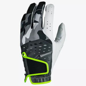 Guantes de golf transpirables de piel de oveja de alta calidad, lo último en guantes de golf con logotipo personalizado, diseño de camuflaje - Product Image 1