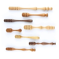 Tarro de miel de madera duradero y ecológico de primera calidad con cuchara, para servir miel, jarabe y mermelada, con diseño moderno.