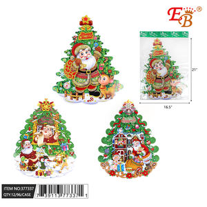 21 \ "x16.5 \" decorazione di carta natalizia 96 pz/CS decorazioni natalizie - Product Image 1