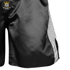 Pantalones cortos de boxeo de poliéster hechos a medida de alta calidad, ropa deportiva Muay Thai Kickboxing MMA, servicio OEM disponible para ropa de artes marciales - Product Image 5
