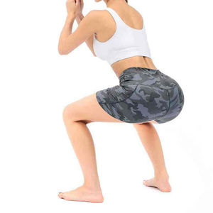 High Quality Women's Biker <b>Shorts</b> Best Service Breathable Solid Pattern Workout <b>Shorts</b> - Product Image 4