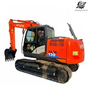 Excavadora Usada Hitachi ZX130 de 13 Toneladas con Cucharón de 0.6m³, Marca Original Japonesa, Excavadora de Orugas Mediana para Construcción, Bajas Horas de Uso, Certificación CE - Product Image 1
