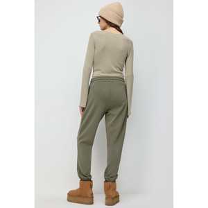 กางเกงวอร์มเอวปรับได้แบบสัมผัสนุ่ม - Product Image 4