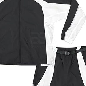 Top Trending Custom Design Men's Polyester Windbreaker Jacket and <b>Shorts</b> Tracksuit Set Full Zip-Up <b>Nylon</b> Windbreaker Suit - Product Image 6