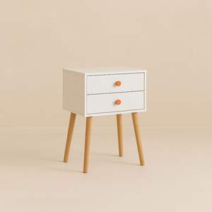 2025ตู้ข้างเตียงสไตล์เรียบง่ายและทันสมัยล่าสุดตู้ขาไม้เนื้อแข็ง - Product Image 1