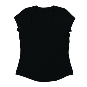 Camiseta de algodón/poliéster 100% para mujer, ropa informal de media manga con cuello redondo, de alta calidad, con logotipo personalizado bordado - Product Image 4