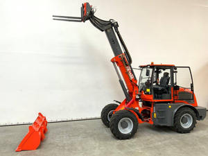 VENTE EN GROS Er2500 CE EPA 2.5t Chargeur compact à bras articulé diesel avec pompe Parker, mini chargeur sur roues, PLUSIEURS ACCESSOIRES - Product Image 5