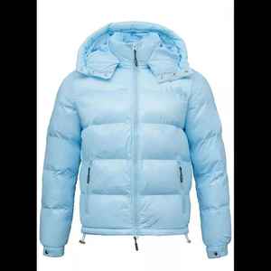 Men Bubble Puffer <b>Hooded</b> Coat <b>Padded</b> Winter <b>Jackets</b> Bomber Custom Logo Wholesale Down Puffy Bomber Puffer <b>Jacket</b> - Product Image 4