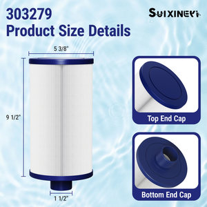 SUIXINEYI Hpt 303279 Tub Filter <b>Pool</b> Filter Compatible with Watkins 303279 PFF42TC-P4 FC-2402 5CH-37 Spa Filter <b>Accessory</b> - Product Image 2