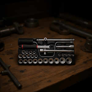 Juego de Herramientas Usag de 30 Piezas con Llave de Trinquete y Vasos para un Uso Conveniente - Product Image 3