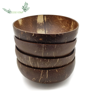 Gran oferta cuencos de cáscara de coco pequeños Vietnam Natural con logotipo grabado láser y hechos de cáscara de coco de alta calidad 100% Vietnam - Product Image 6
