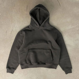 New <b>Men's</b> Pure Cotton Crew Neck Winter Casual Long Sleeve <b>Fleece</b> Breathable Eco-Friendly Pullover Hoodie Top Selling Digital - Product Image 5