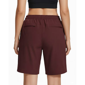 Shorts Casuales Deportivos de Cintura Alta para Mujer, 100% Algodón, Transpirables, de Primera Calidad, Nueva Moda 2026, MOQ Bajo - Product Image 2