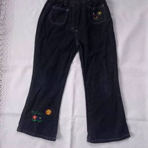 2T e Cargo Jeans | Baggy Streetwear Denim | Hip Hop Hebilla Correas | Edgy Grunge Outfit | Dark Y2K Estética | Patchwork de pierna ancha - Product Image 1