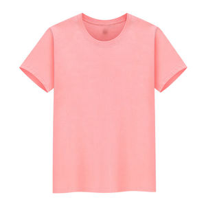 T-shirt col rond, T-shirt ample en coton à petites épaules, haut à manches cinq quarts base homme et femme - Product Image 5