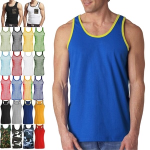 100 coton hommes Pima coton entraînement Singlet Gym débardeur décontracté Fitness imprimer XXL OEM Anti Style temps tissu motif à capuche pièces - Product Image 1