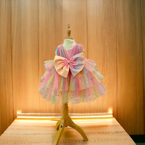 Belle couleur 4 couches princesse robe licou pour bébé filles à prix raisonnable Made in Vietnam ODM Supply - Product Image 2