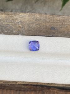 Certifié 1.82 Carat Bio Couleur Tanzanite 7MM Naturel Non Chauffé Carré Coussin Coupe Zoisite Bleu Collier Loupe Propre Pour Bijoux - Product Image 3