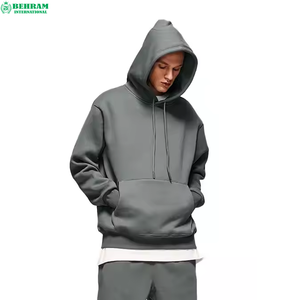 <b>Thermal</b> Winter Best <b>Top</b> Selling 2026 Low Price Men's 100% Cotton Pullover Hoodie Streetwear Heavy 450GSM Oversized Thick - Product Image 2